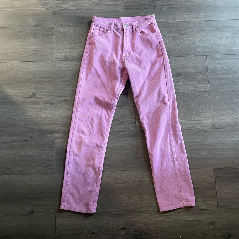 john galt pink corduroy pants